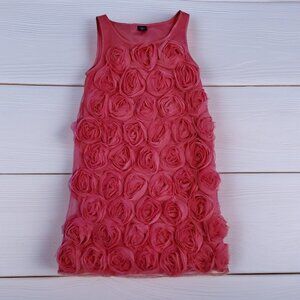 Gap Pink Rosette Dress Size 12 XL
